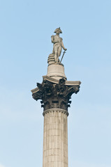 Nelsons Column at London, England