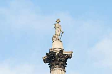 Nelsons Column at London, England