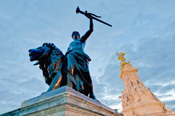 Queen Victoria Memorial at London, England