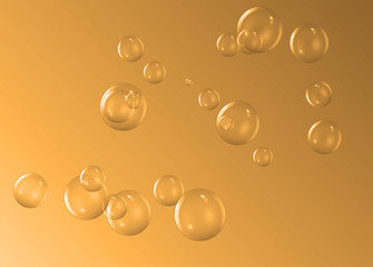 Golden Bubble background.