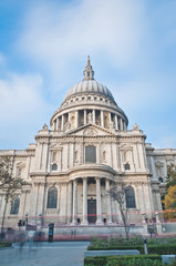 Fototapeta na wymiar Saint Paul Cathedral at London, England