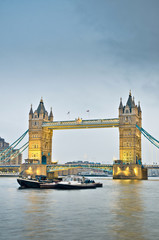 Tower Bridge at London, England