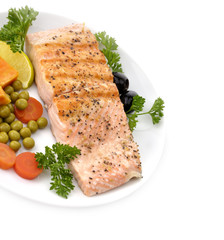 Salmon Fillet With Vegetables