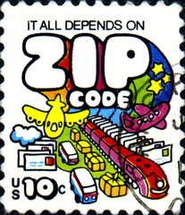 It all depends on ZIP CODE. US Postage.