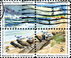 Cape Hatteras National Seashore. US Postage.