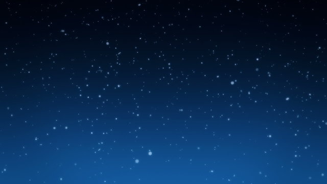 Snowfall backgrounds - loopable cg animation