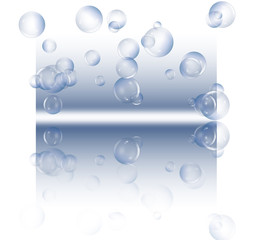 Bubble background.