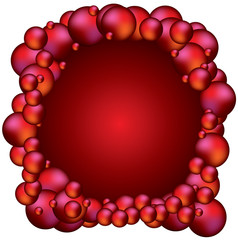abstract balls frame