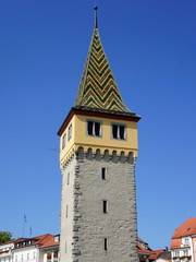 Fototapeta na wymiar Mangturm w Lindau am Bodensee