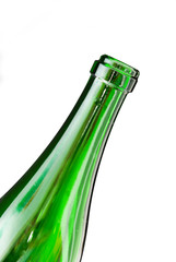 neck of a bottle of champagne wine