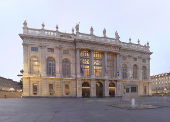 Fototapeta na wymiar Turyn, Palazzo Madama, Włochy