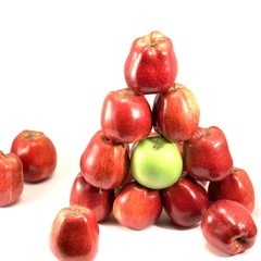 A wie Apfelpyramide