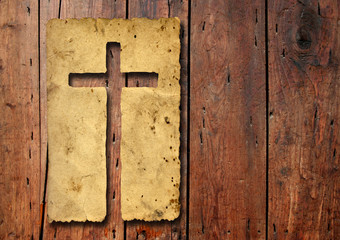 High resolution christian cross banner