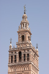 Fototapeta na wymiar The Giralda tower in Seville