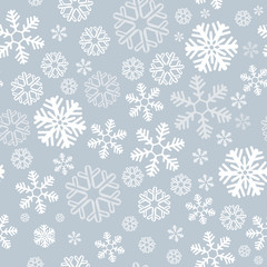 Snowflake seamless background
