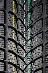 Car tire profile.