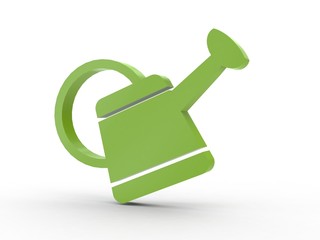 Obraz premium 3d Icon Gießkanne