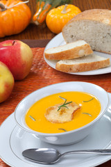 Roasted Apple Pumpkin Soup