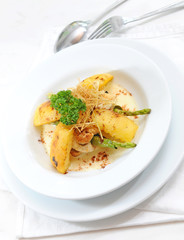 chicken fillet with potatoes