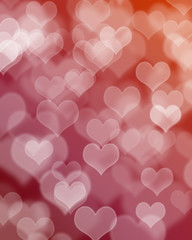 heart bokeh blur