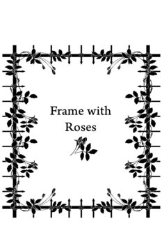 Vintage frame with fose