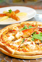 pizza seafood