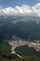 Busteni view from Caraiman mountain