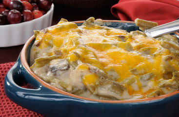 Traditional green bean casserole