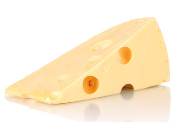 Сheese isolated on white