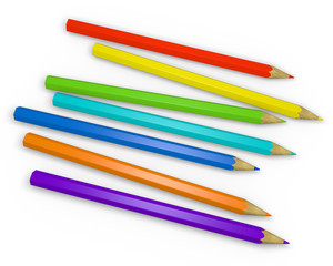 Fototapeta premium Colored Pencils 2