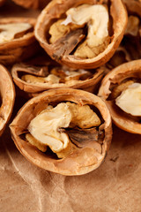 walnuts on the table