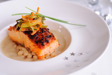 assiette traiteur, belle présentation