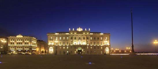 Fototapeta premium Trieste Piazza Unità