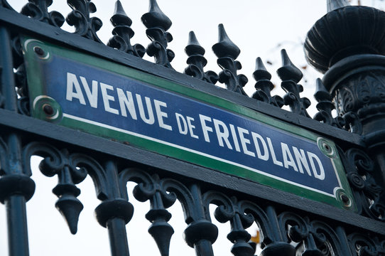 Avenue de Friedland &agrave; Paris