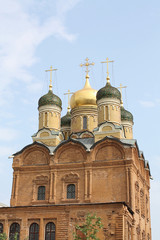 Fototapeta na wymiar orthodox church in sun light