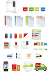Promotion set including ribbons and product box