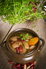 Bohnensuppe