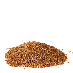 buckwheat bunch isolated on white background