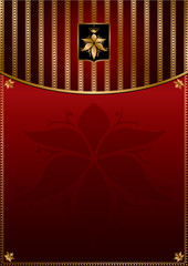 Red gold background