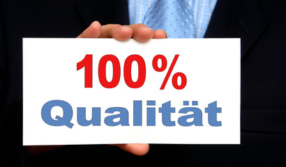 Naklejka premium 100 % Qualität