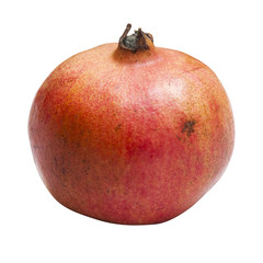 Red grenada isolated by clipping path