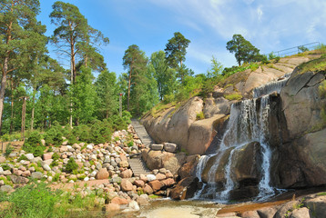 Landscape park Sapokka in Kotka, Finland