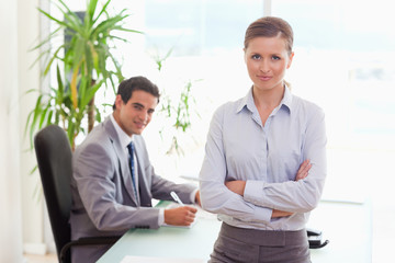 Business team at work