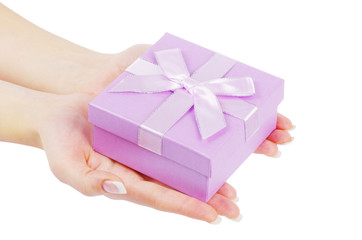 gift in hands