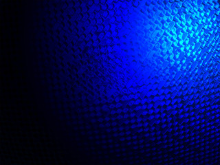 abstract blue glass diversity,  power lighting