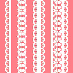 cute straight seamless lace set