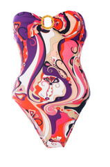 Woman swimwear isolated on the white