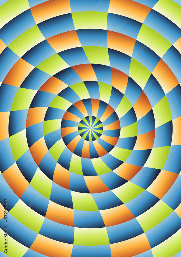 Aufkleber abstract circles background