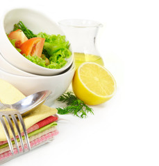 Healthy vegetable salad