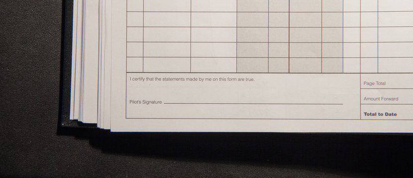 Pilot's Signature Here